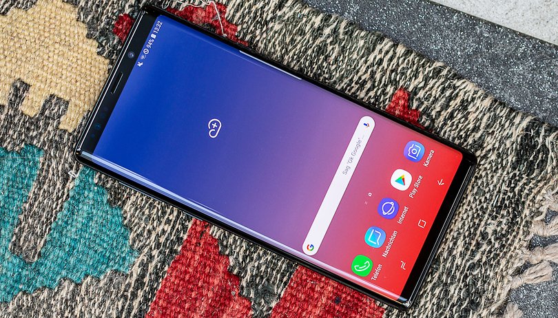AndroidPIT samsung galaxy note9 front