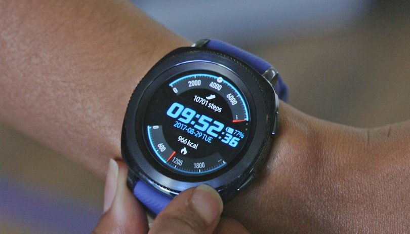 samsung gear sport app homescreen