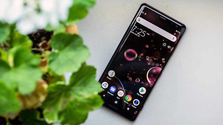 AndroidPIT sony xperia xz3 front