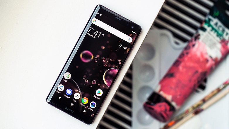 AndroidPIT sony xperia xz3 front3