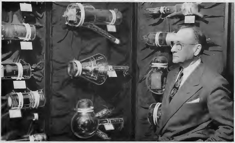 Vladimir Zworykin and historic TV tubes