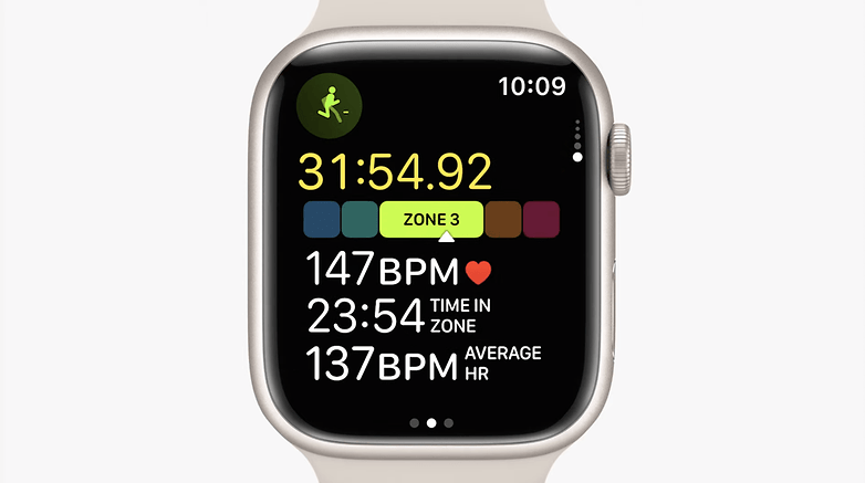 WatchOS 9 auf einer Apple Watch