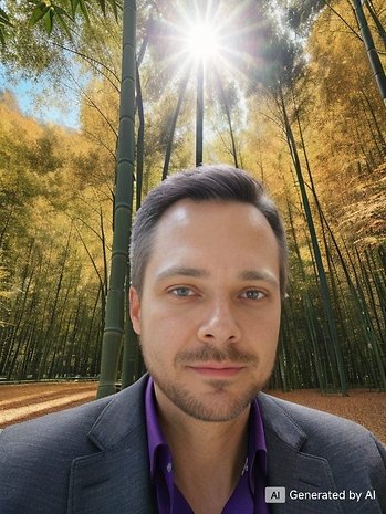 AI-selfie generated on the Xiaomi 14 Ultra