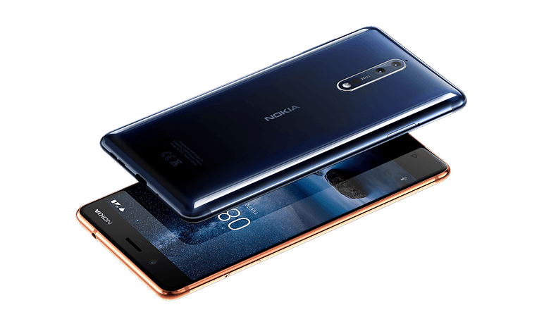 Nokia 8 Polished Blue and Polished Copper