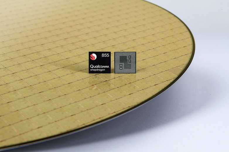 snapdragon 855 mobile platform chip on wafer
