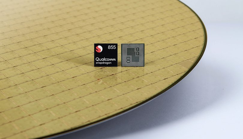 snapdragon 855 mobile platform chip on wafer