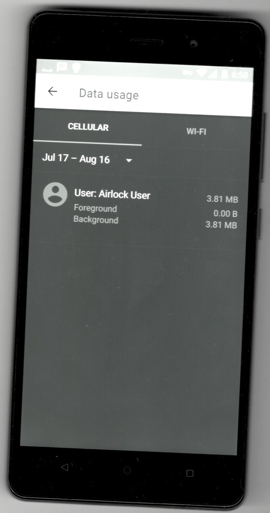 black phone airlock user silent circle