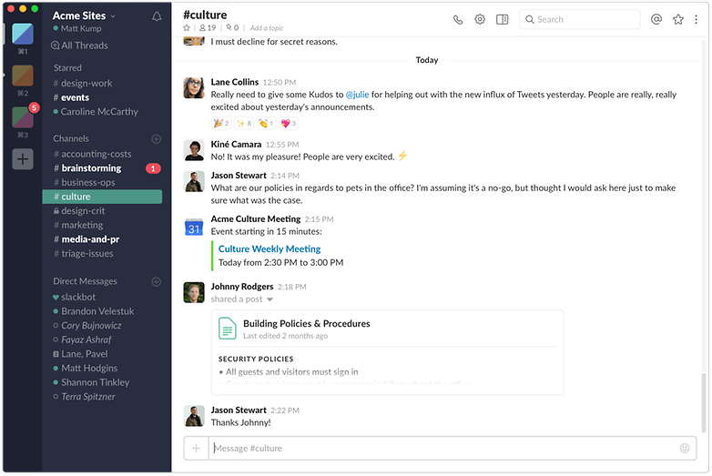 slack mac screenshot