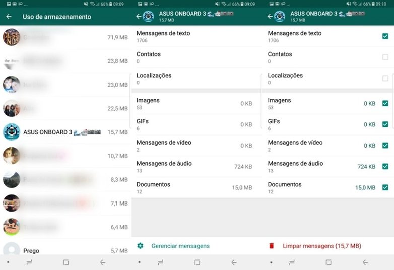 whatsapp armazenamento final