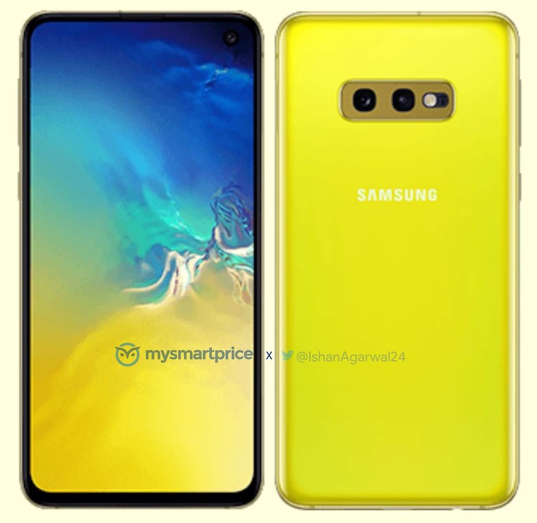 galaxy s10e yellow leaked 2