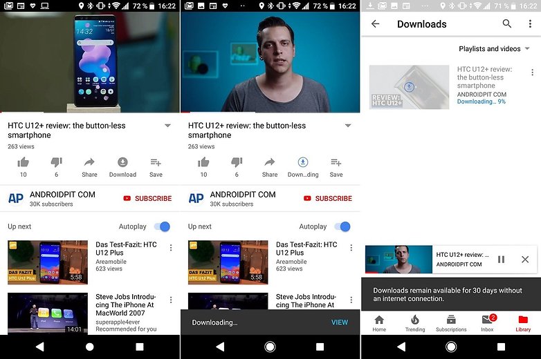 How to download a video from youtube premium hot sale