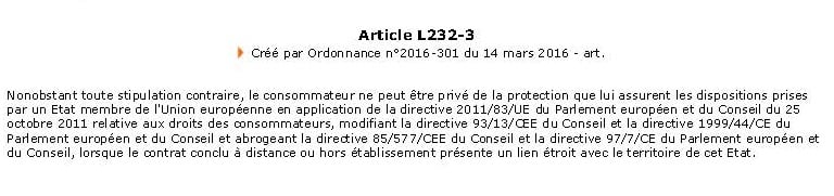 Code_de_la_consommation_ _Article_L232 3___Legifrance