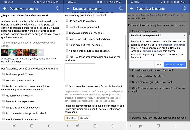 Androidpit facebook eliminarcuenta