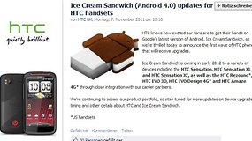 Actualización a Ice Cream Sandwich para el HTC Evo 3D y la gama de los Sensation