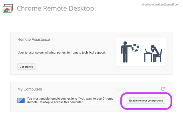 enable remote