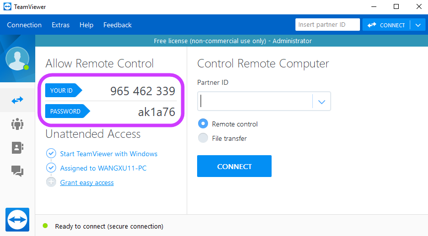 remote id