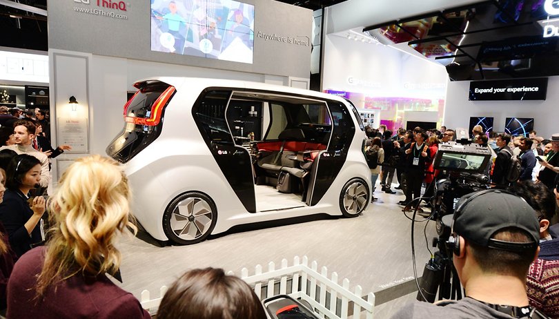 CES 2020 LG THINQ ZONE CONNECTED CAR 1