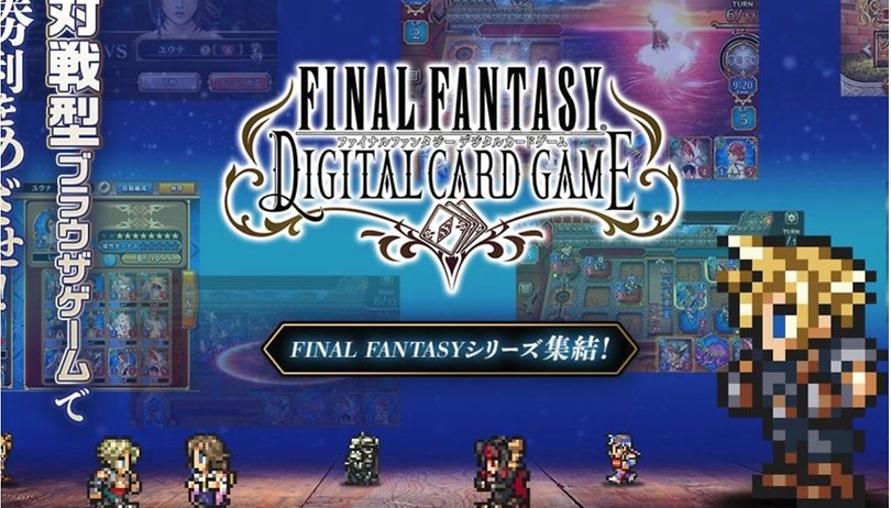 Final Fantasy Digital Card Game announced for smartphones beta debuts in January 1