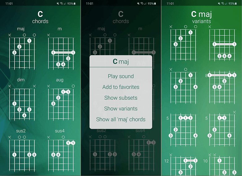 all chords guitar screenshot