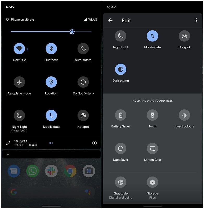 android 10 ikonok