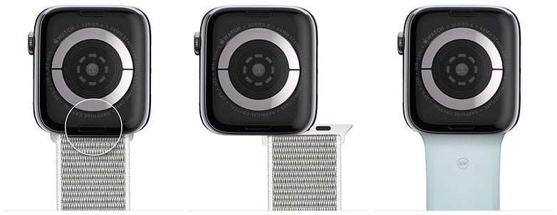 How to remove band from apple watch on sale 4