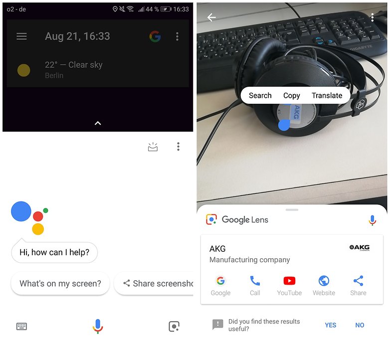 google assistant lens