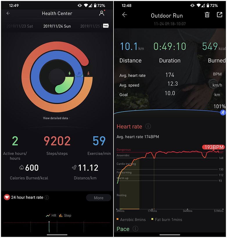 ticwatch pro exercise