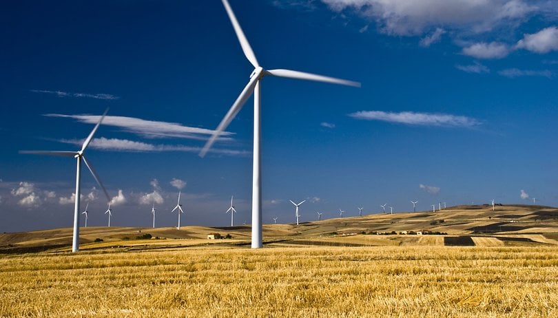 wind turbine windmill green energy field technology science nature