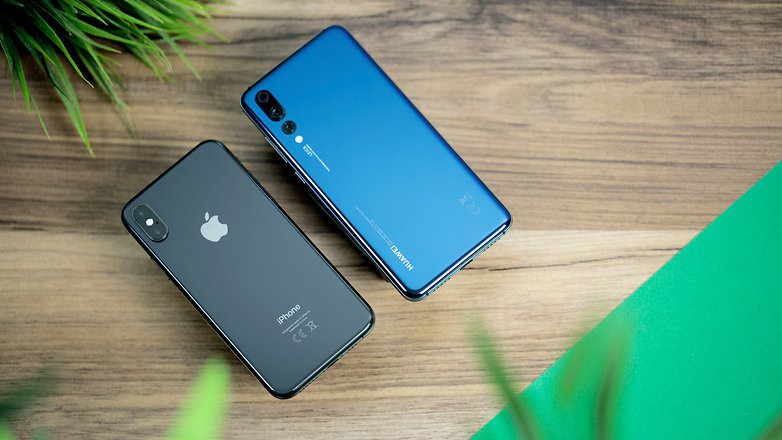 iPhone XS vs Huawei P20 Pro 04b