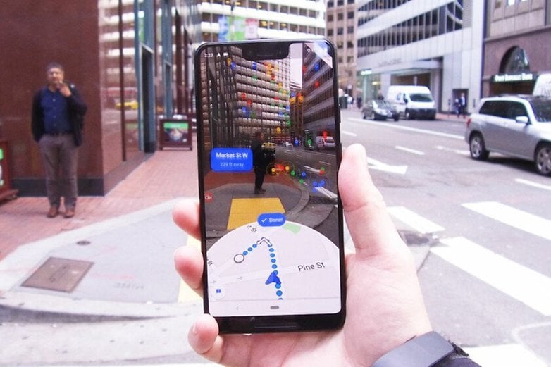 google maps ar