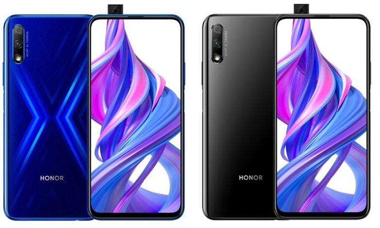honor 9x pro smartphone side by side blue black 1 840x504