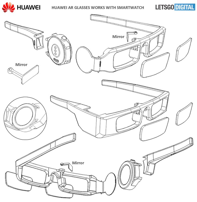 huwaei ar glasses patent 1