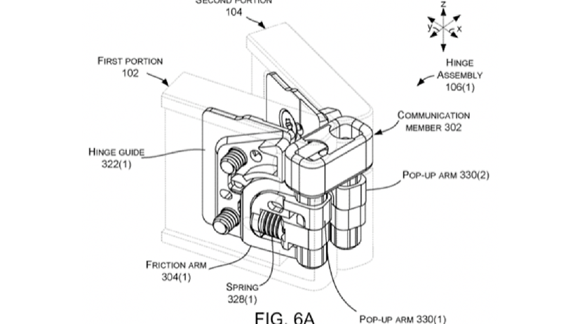 microsoft foldable display patent 2