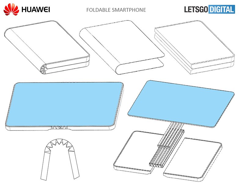 patent huawei foldable smartphone