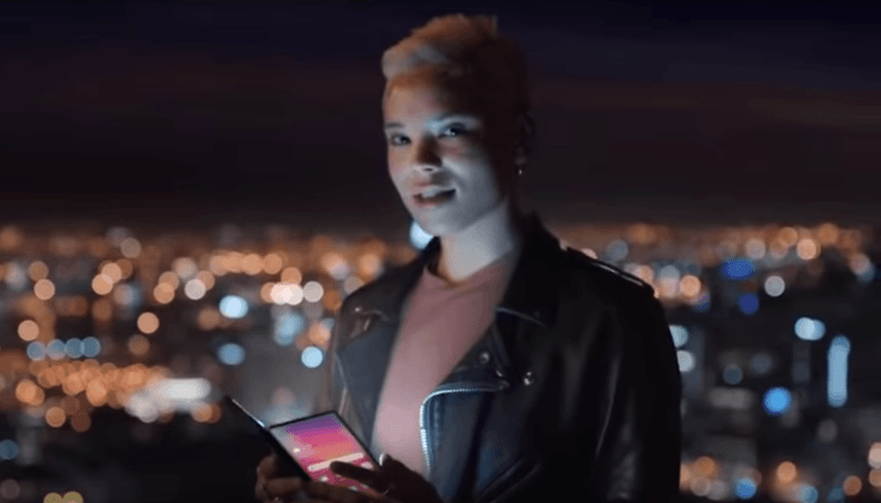 samsung foldable phone commercial