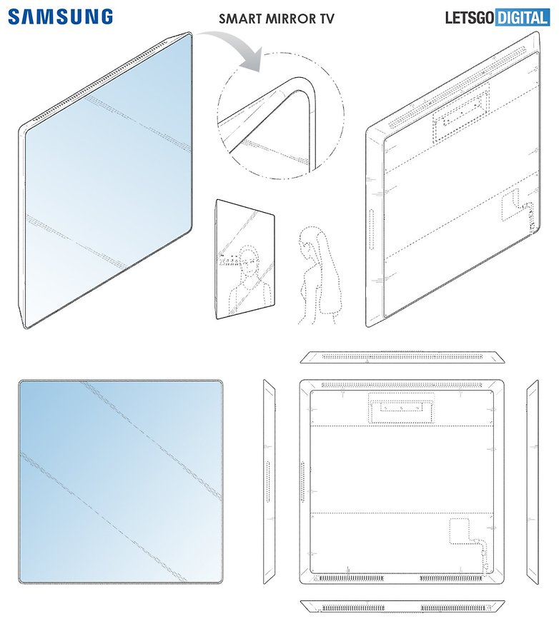 samsung smart mirror tv patent