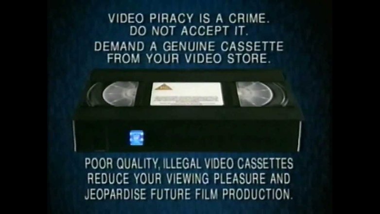 vhs illegal disclaimer