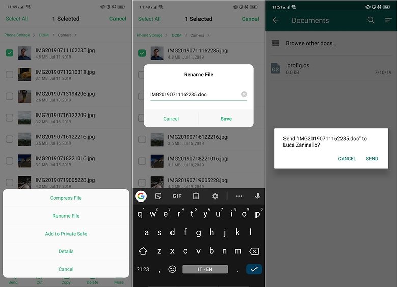 whatsapp how to send uncompressed pictures
