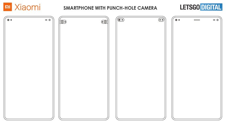 xiaomi smartphone punch hole camera