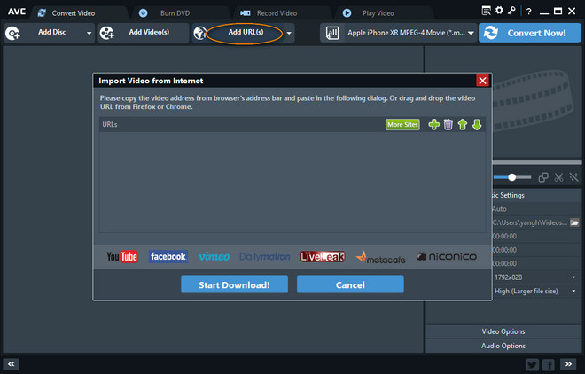 add url ult black