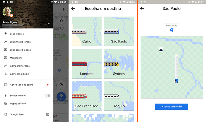 Google resgata jogo da cobrinha em versão para o Google Maps • B9