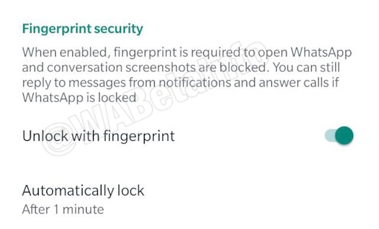 WhatsApp Screenshot Security