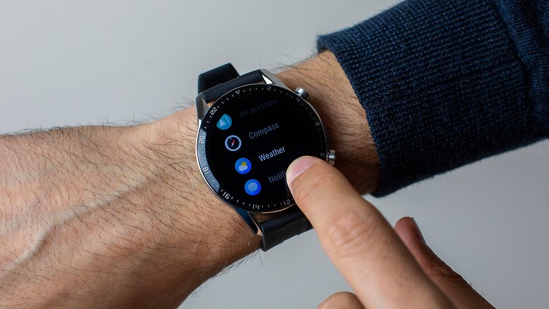 Huawei watch gt sales menu