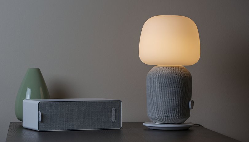 AndroidPIT Ikea SYMFONISK Wifi Speaker and Lamp Together