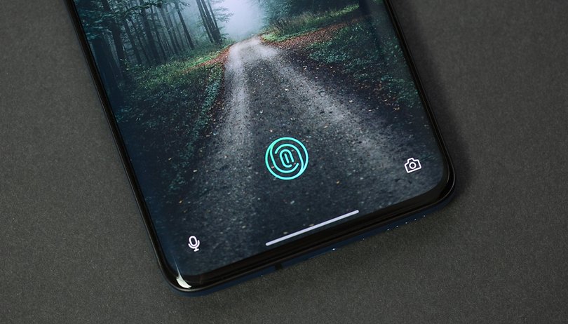 AndroidPIT OnePlus 7T Pro Fingerprint Sensor