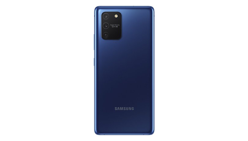 SM G770 GalaxyS10Lite Back PrismBlue