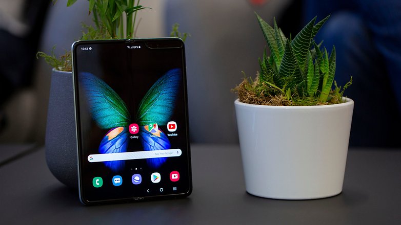 AndroidPIT Samsung Galaxy Fold Unfolded Front