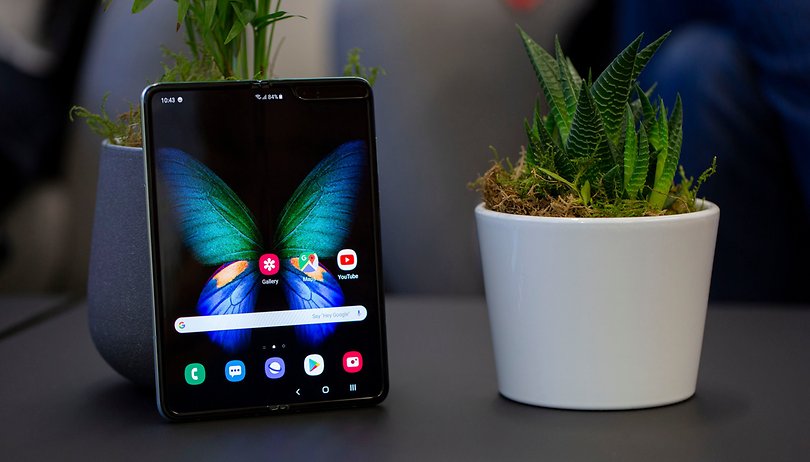 AndroidPIT Samsung Galaxy Fold Unfolded Front