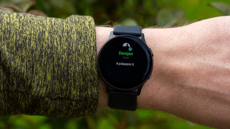 AndroidPIT Samsung Galaxy Watch Active2 Notifications