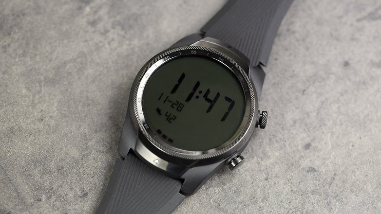 AndroidPIT Ticwatch Pro 4G LTE Battery Saving Screen